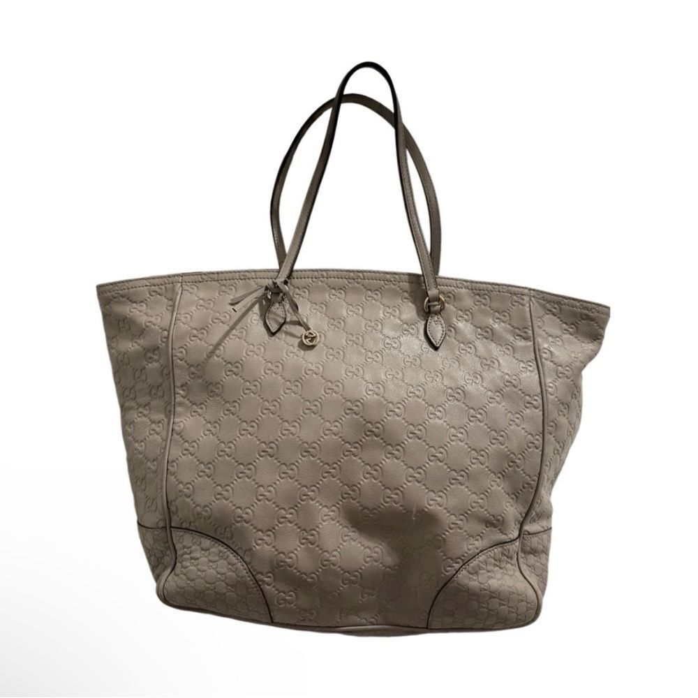 Gucci grey gg Guccissima Bree medium tote - Picture 3 of 11